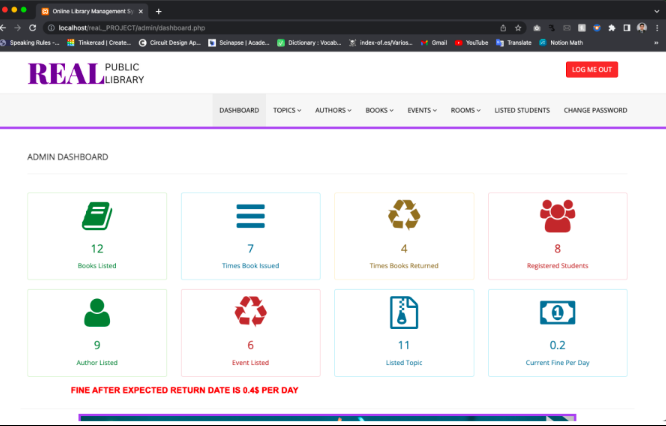 Project Poster: REAL Public Library Management System