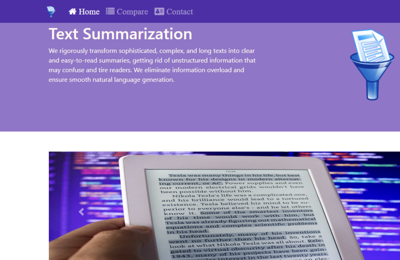 Project Poster: Advanced Text Summarization System